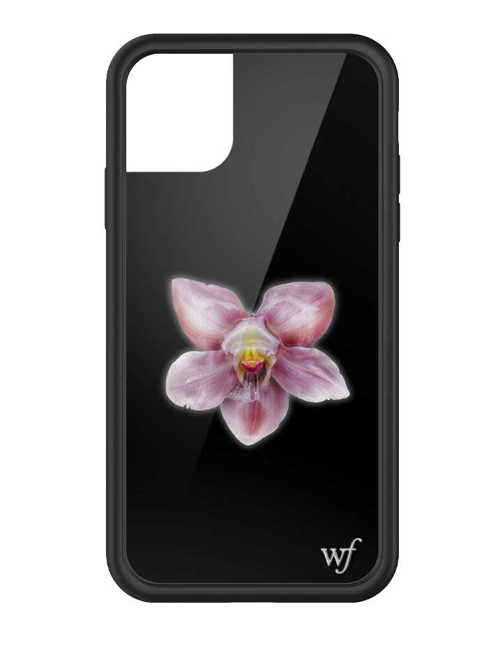 Orchid | Black iPhone Case