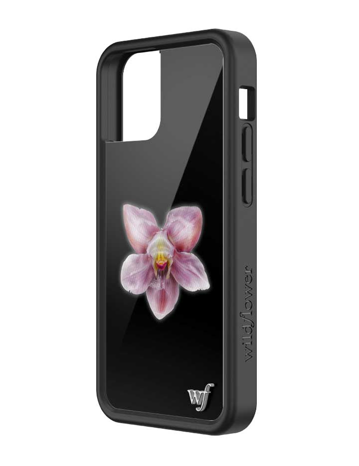 Orchid | Black iPhone Case