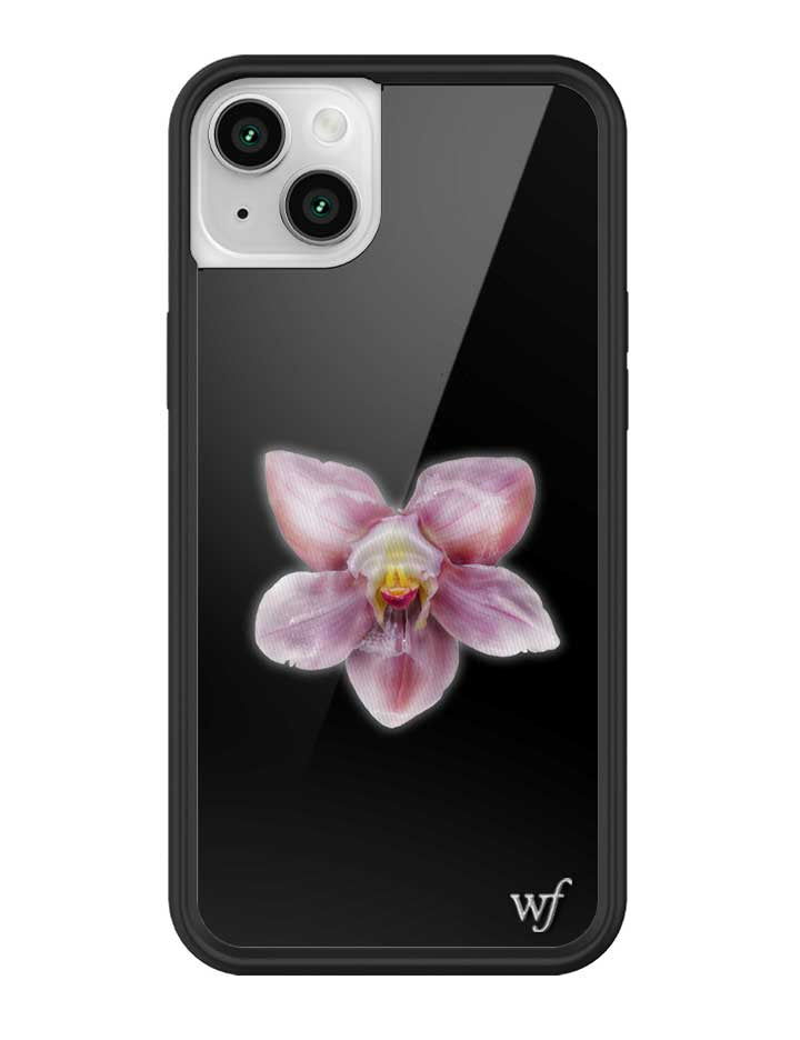 Orchid | Black iPhone Case