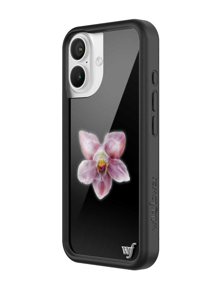 Orchid | Black iPhone Case
