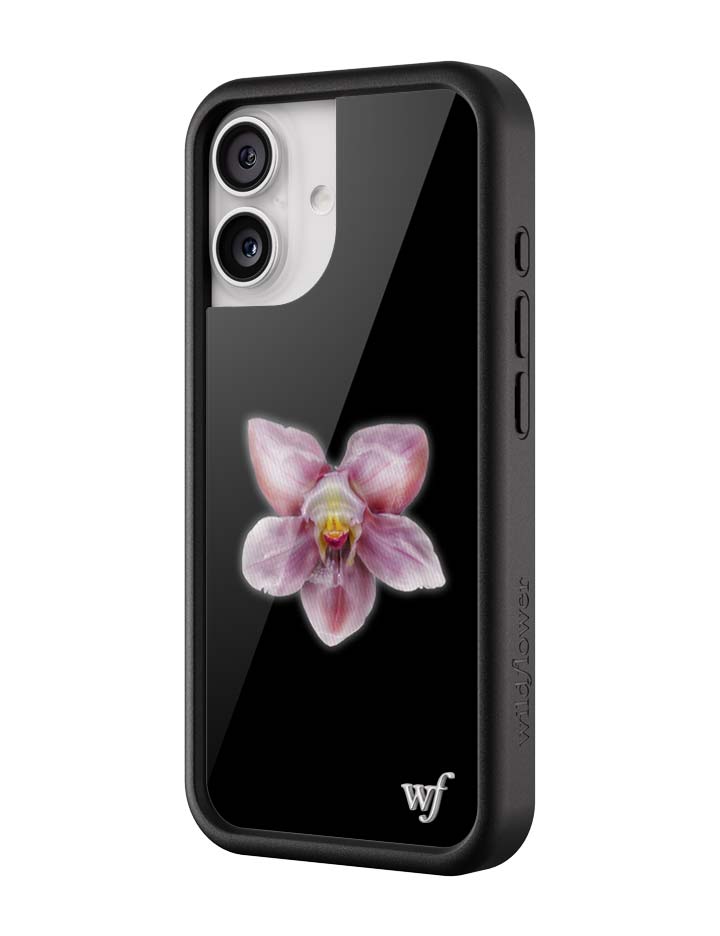 Orchid | Black iPhone Case