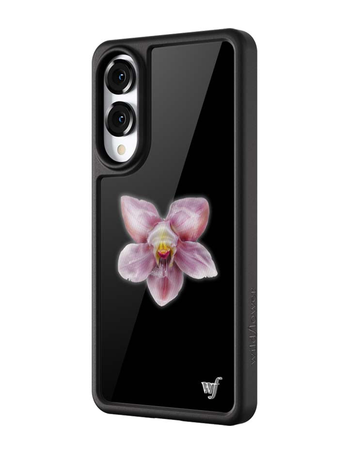 Orchid Samsung Galaxy Case with Black Protective Bumper - Image 4