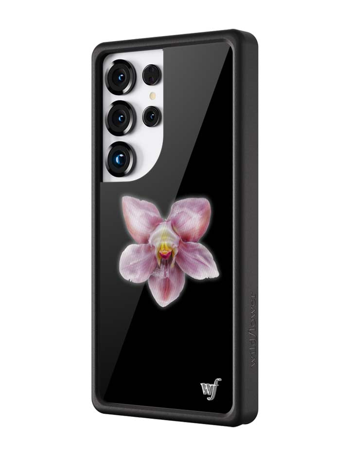 Orchid Samsung Galaxy Case with Black Protective Bumper - Image 2