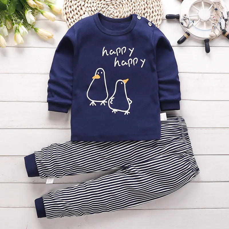 Boys' Cotton Autumn Winter Underwear Set (Wholesale)