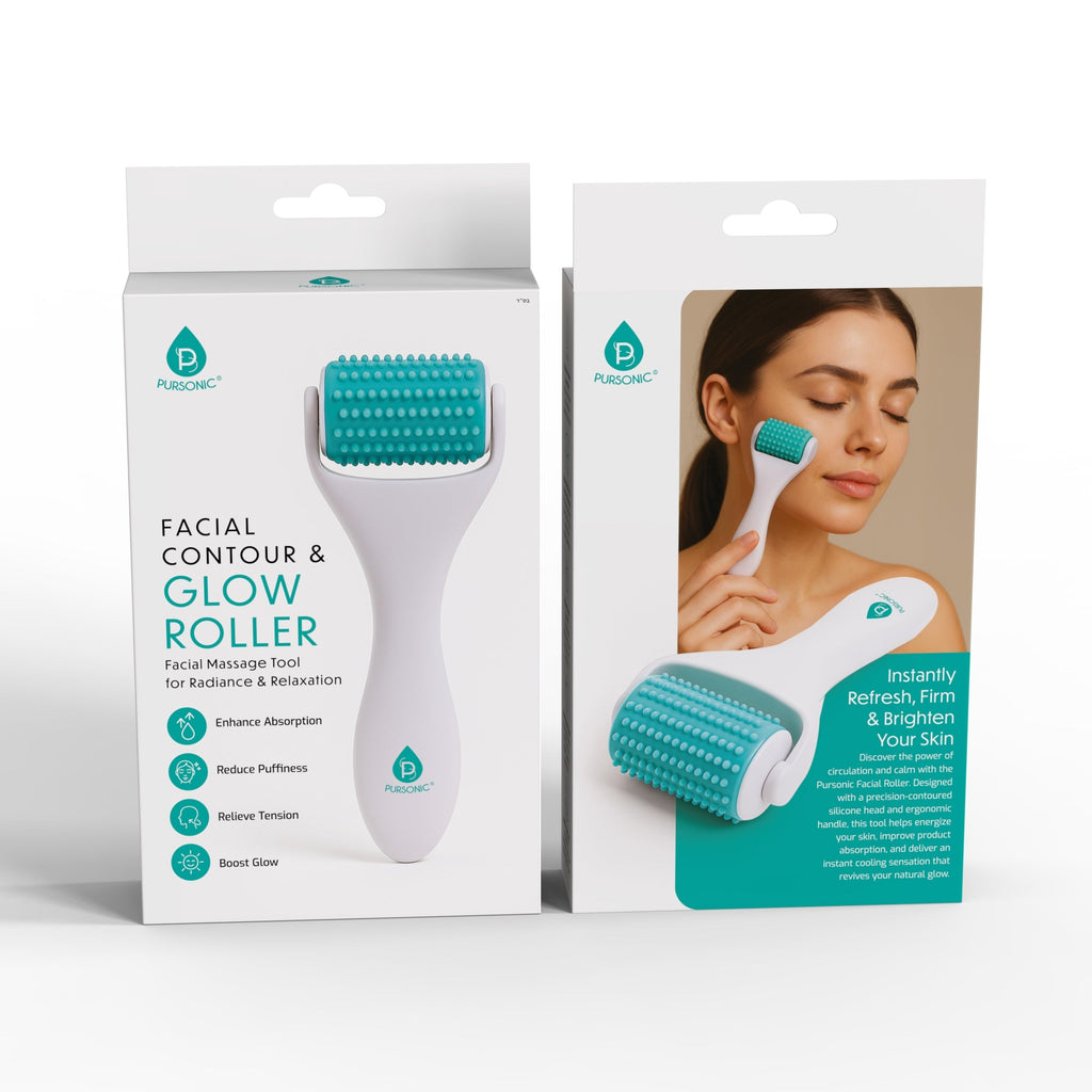Pursonic Facial Contour & Glow Roller – Revitalize, Refresh & Radiate