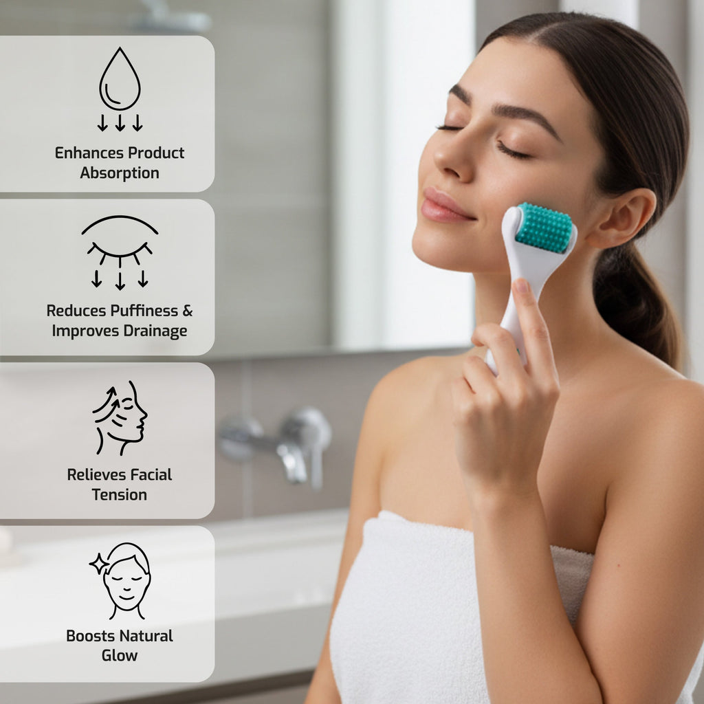 Pursonic Facial Contour & Glow Roller – Revitalize, Refresh & Radiate