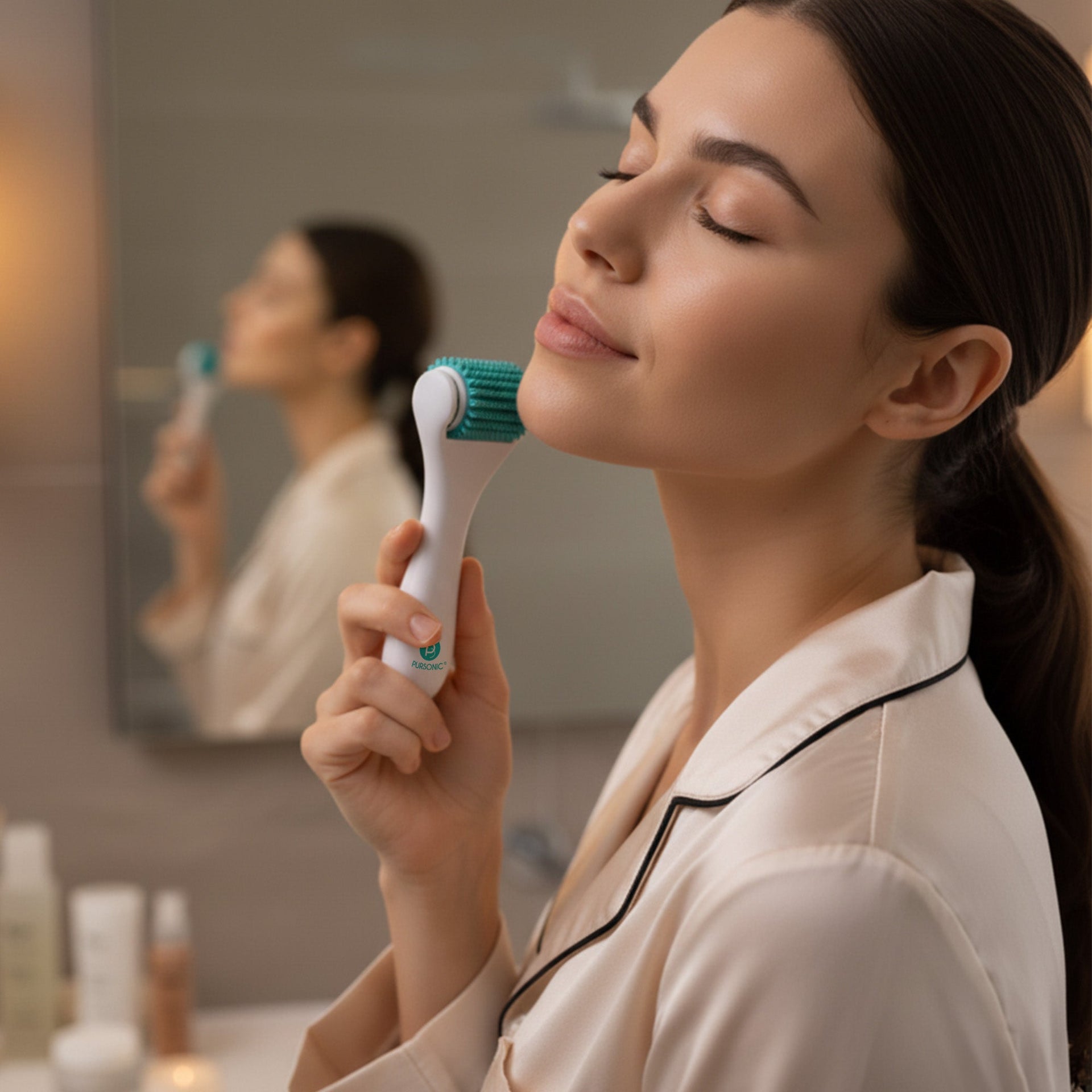 Pursonic Facial Contour & Glow Roller – Revitalize, Refresh & Radiate