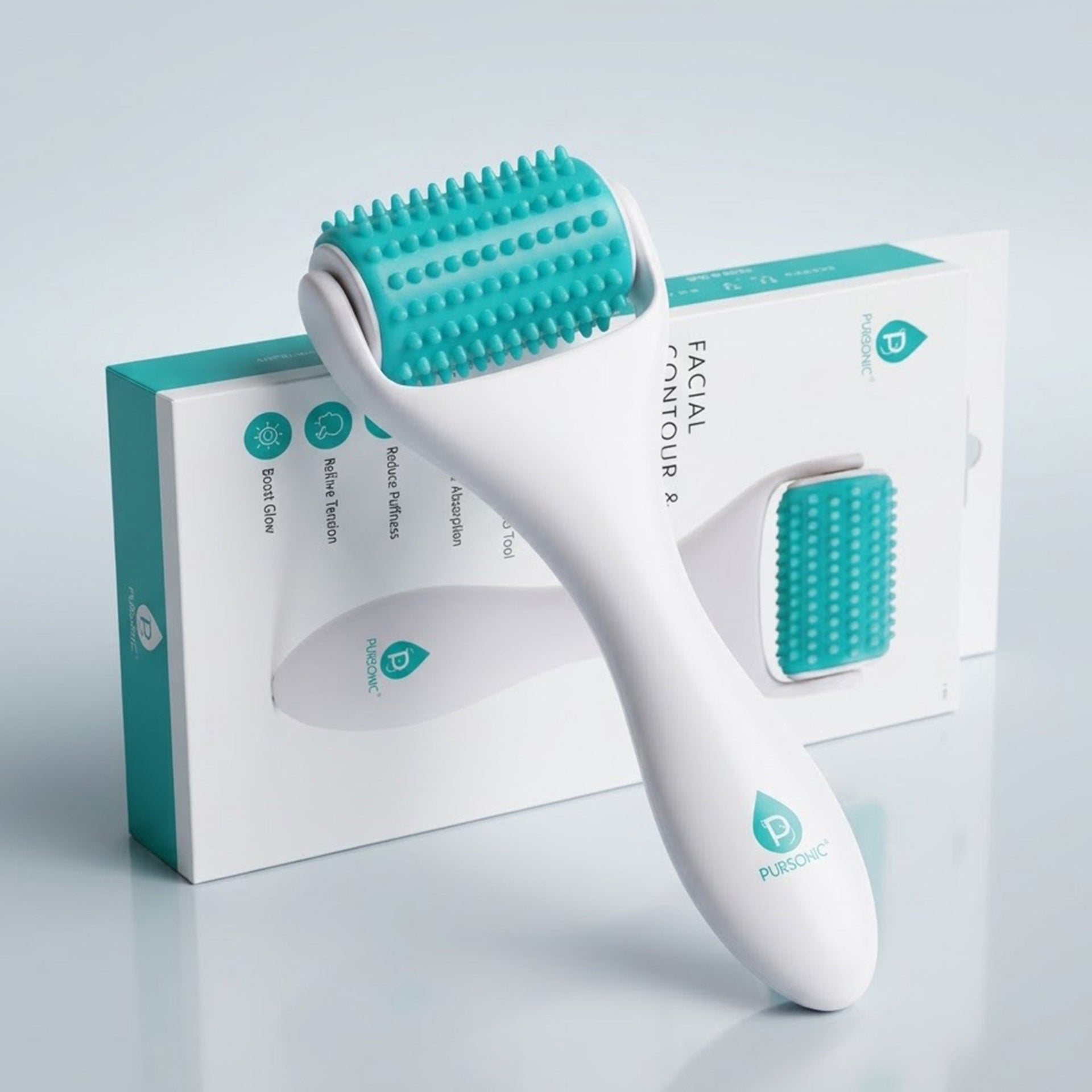 Pursonic Facial Contour & Glow Roller – Revitalize, Refresh & Radiate