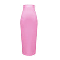 Elegant High Waist Mid-Length Bandage Skirt