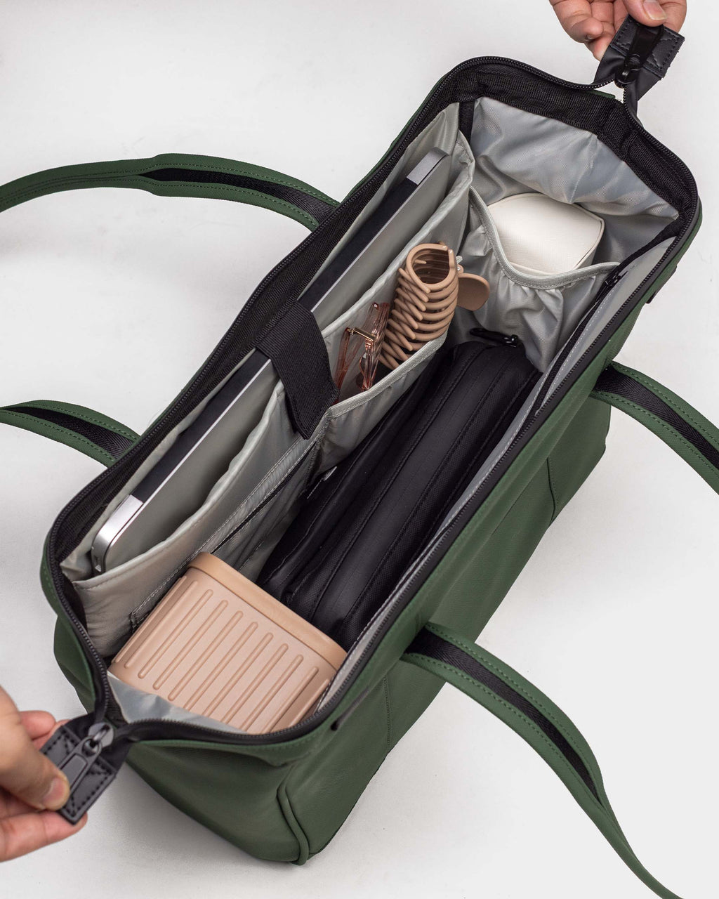 Cascade Compact Tote Bag - Weather-Proof Minimalist Carry-All