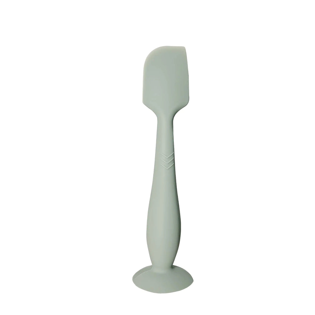 Soft Silicone Baby Butt Cream/Crema Brush Spatula with Upgraded Suction Base Case | Bum/Tush Rash Diaper Paste Applicator/Swiper Cleaner - Necessary Care Product Items for Newborn Babies (1PCS Green)