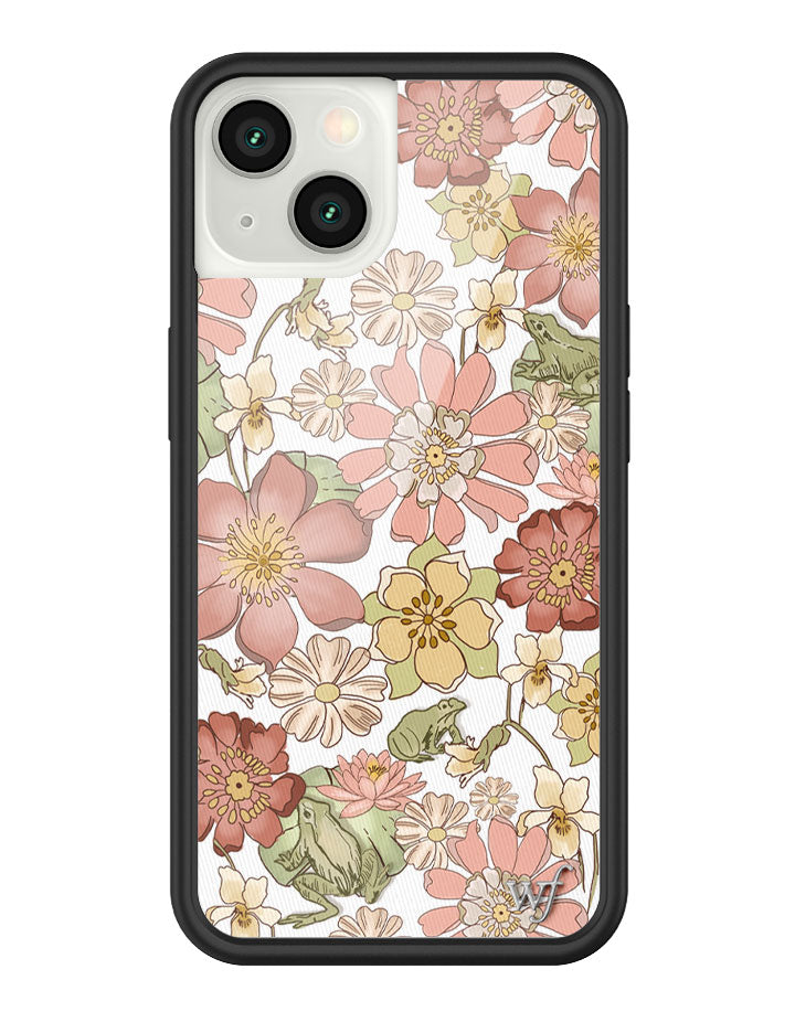 Lily Pad Floral iPhone Case with Pink and Yellow Flowers - Image 17