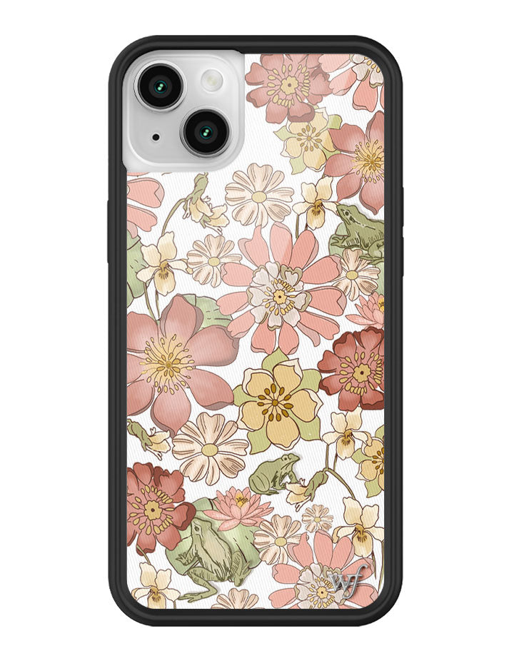 Lily Pad Floral iPhone Case with Pink and Yellow Flowers - Image 15