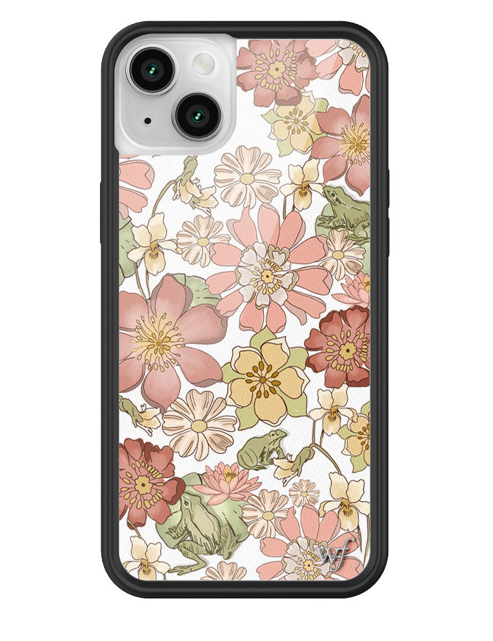 Lily Pad Floral iPhone Case with Pink and Yellow Flowers - Image 11