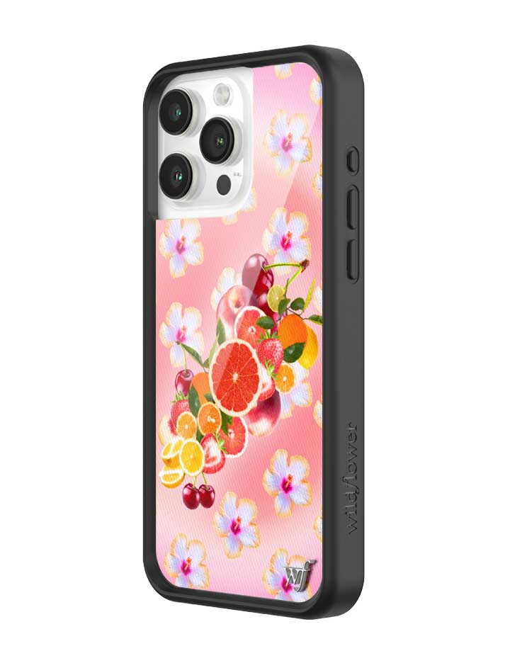 Fruit Salad Floral Print Protective iPhone Case - Image 2