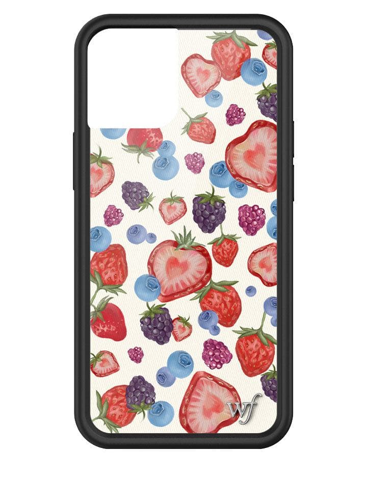 Fruit Tart iPhone Case with Heart Shaped Strawberries and Berries - Image 47