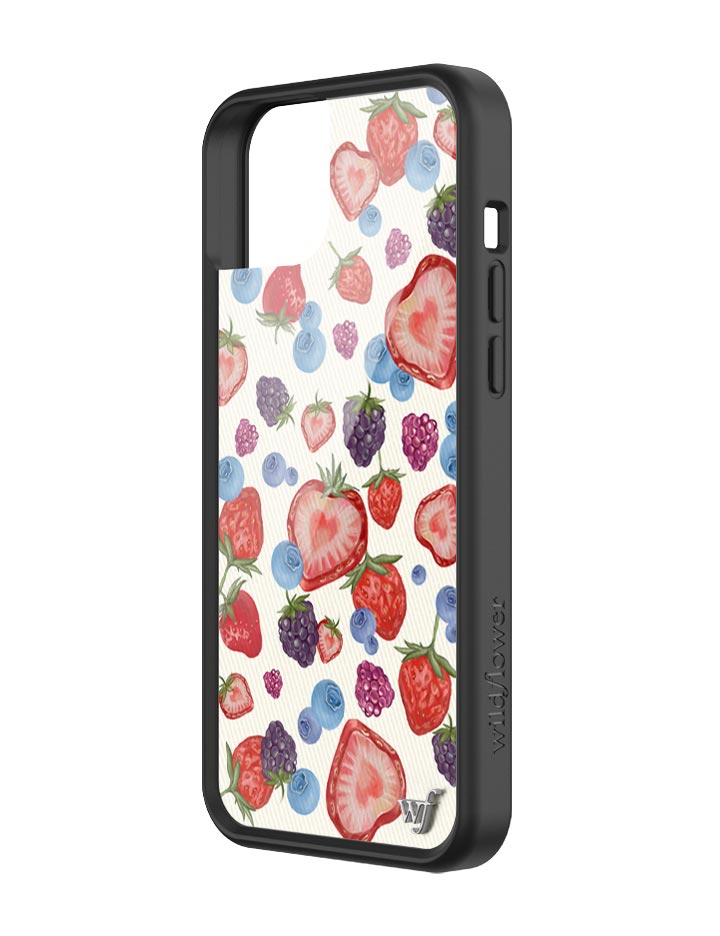 Fruit Tart iPhone Case with Heart Shaped Strawberries and Berries - Image 28