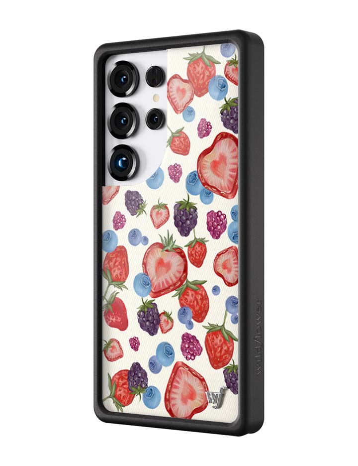 Fruit Tart Samsung Galaxy Phone Case with Protective Bumper - Image 2