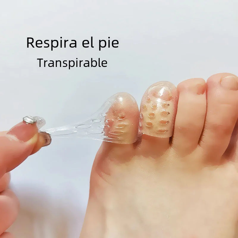 Breathable Silicone Toe Protectors for Foot Defense