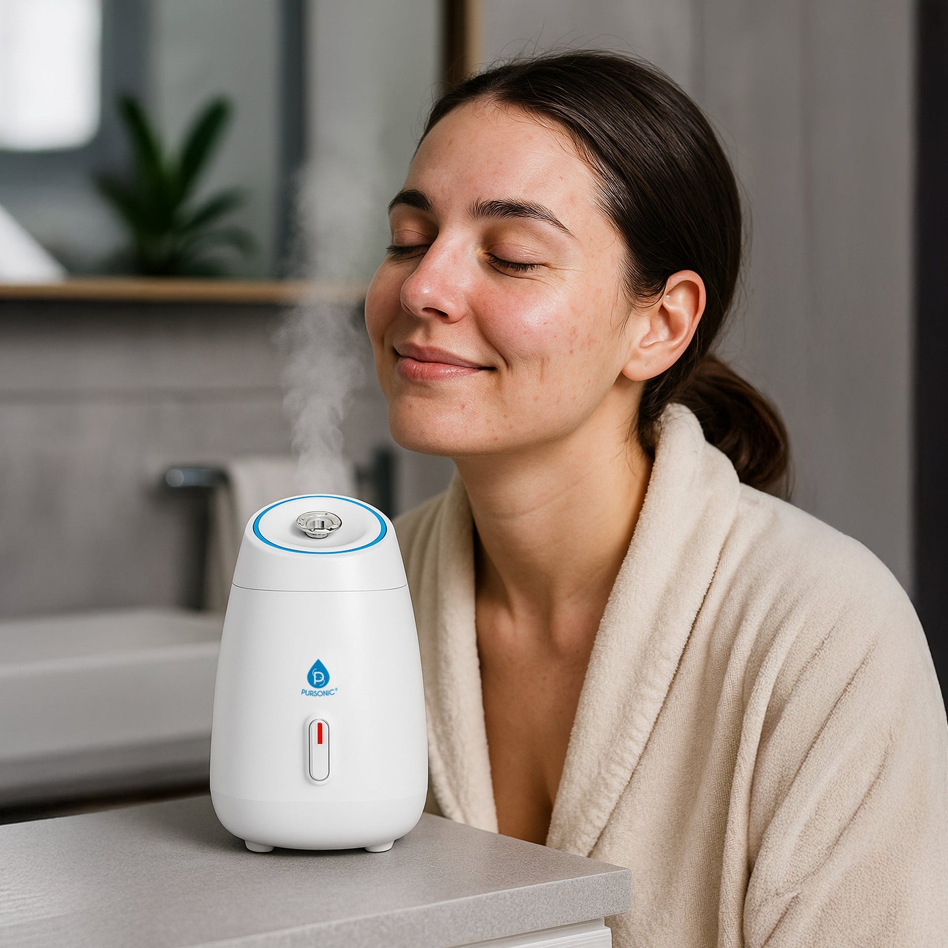 Glow & Go Skincare Essentials Bundle: Nano Facial Steamer + Clean Facial Towels