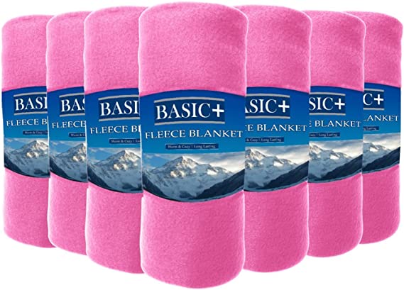 Premium Fleece Throw Blanket - Soft Polyester Home & Dorm Essential