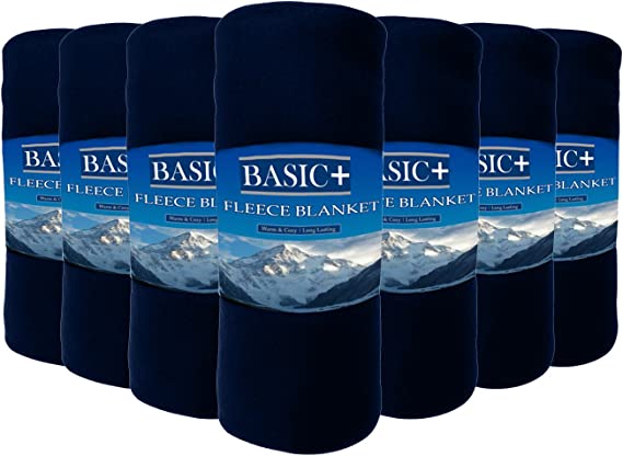 Premium Fleece Throw Blanket - Soft Polyester Home & Dorm Essential
