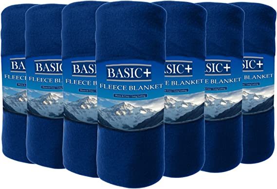 Premium Fleece Throw Blanket - Soft Polyester Home & Dorm Essential