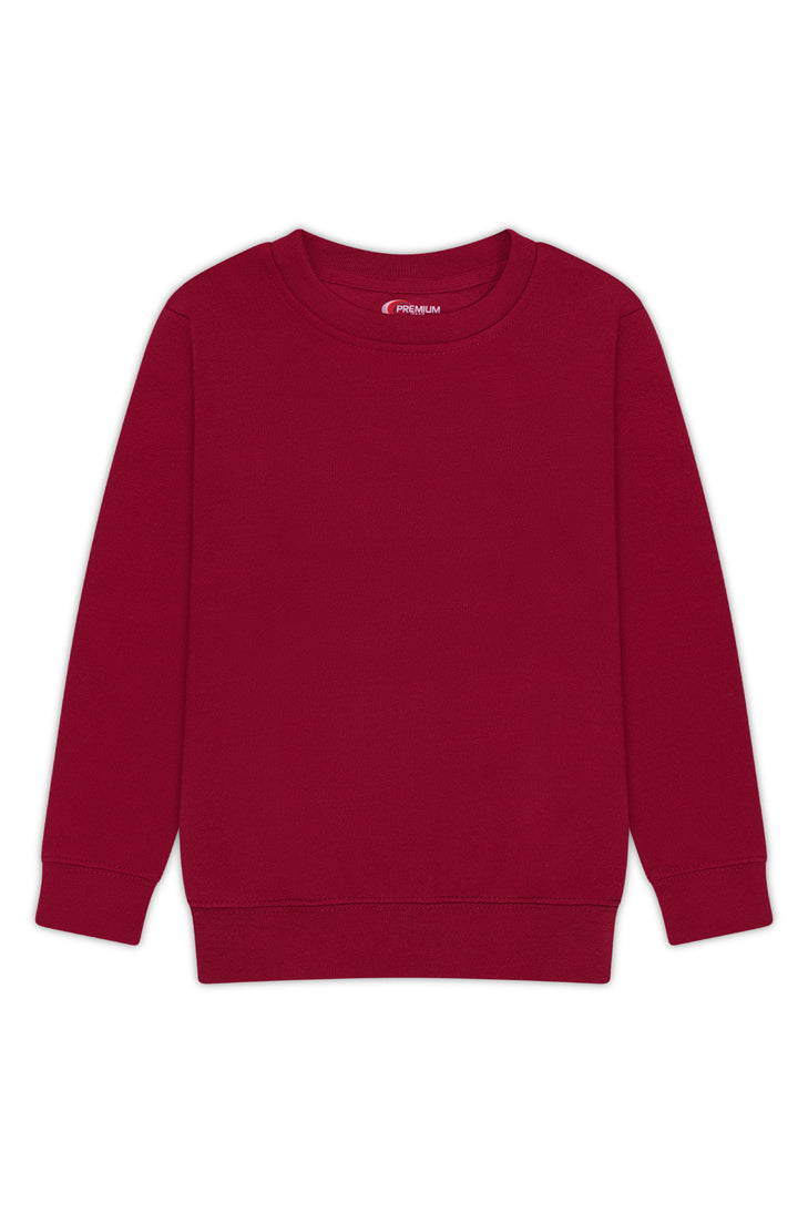 Youth Crew Neck Sweatshirt - Comfortable Pullover for Kids