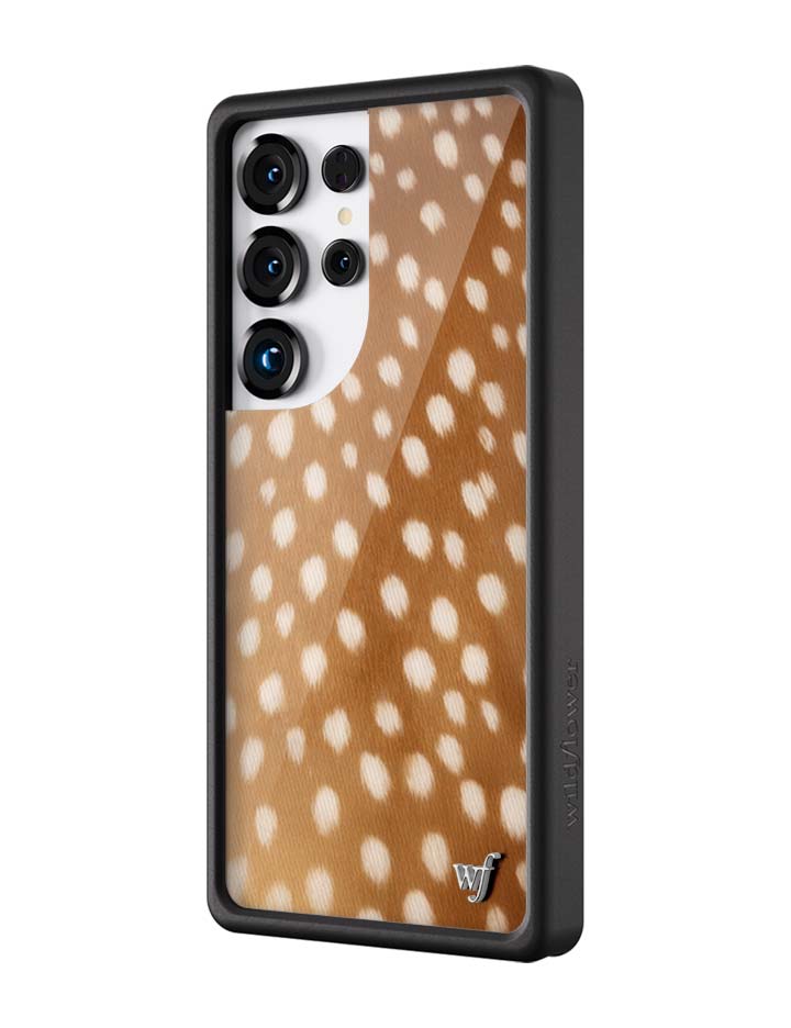 Fawn Print Samsung Galaxy Case with Protective Matte Bumper - Image 2