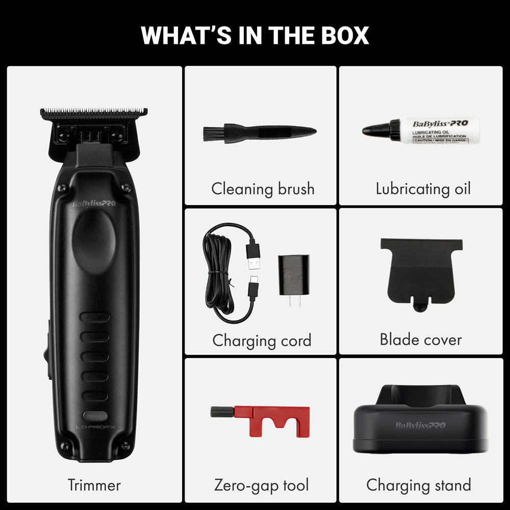BABYLISSPRO COMPACT LO-PRO TRIMMER - BLACK (#FX72MB)