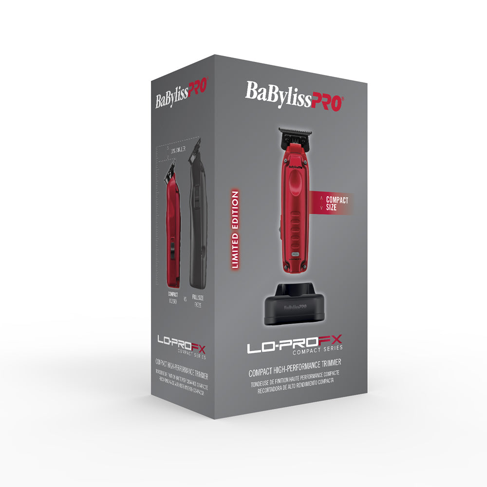BABYLISSPRO COMPACT LO-PRO TRIMMER - RED (#FX72RD)
