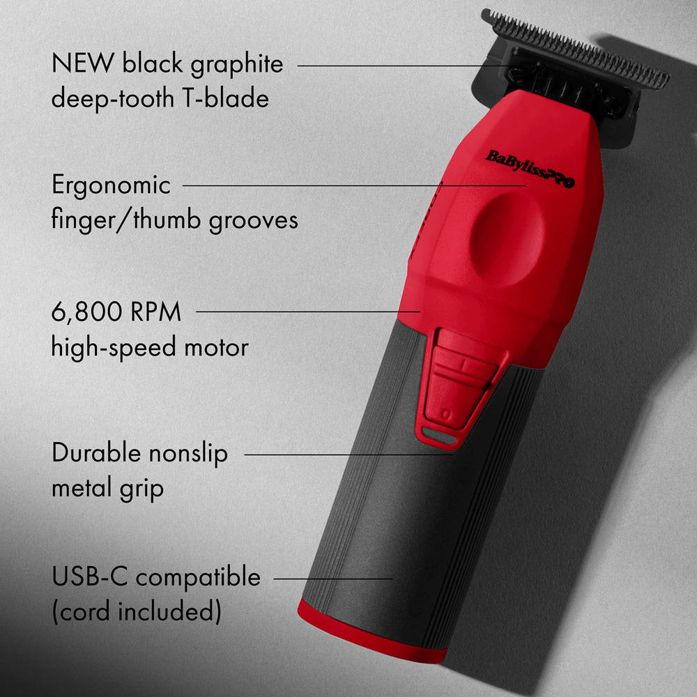 BABYLISSPRO COREFX TRIMMER - RED (#FX76RD)