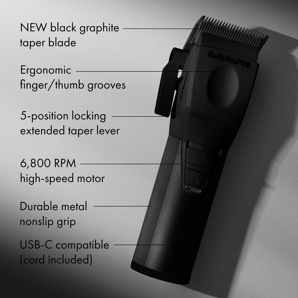 BABYLISSPRO COREFX CLIPPER - BLACK (#FX86MB)