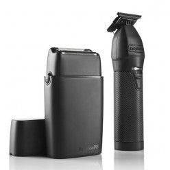 LimitedFX Matte Black Trimmer and Shaver combo set for professional barber use