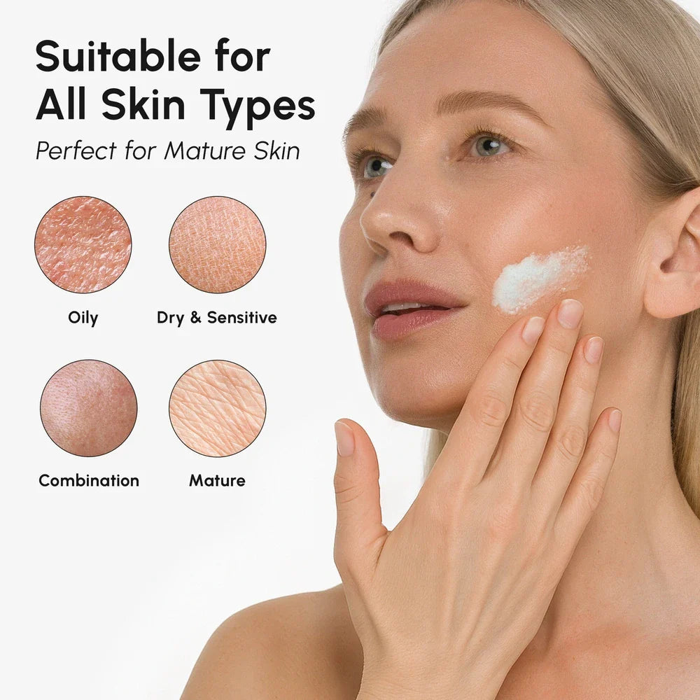 Microdermabrasion Face Polishing Scrub with Collagen Glycolic - Image 6