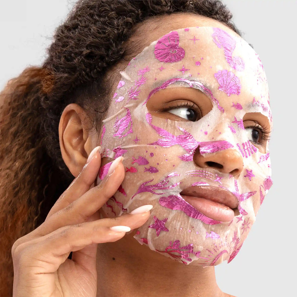 Marine Collagen Facial Sheet Masks for Dry Skin and Anti-Aging - Image 3