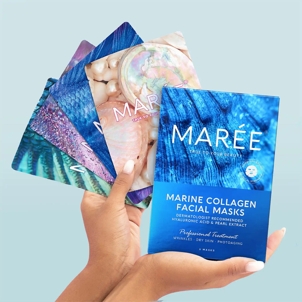 Marine Collagen Facial Sheet Masks for Dry Skin and Anti-Aging - Image 6