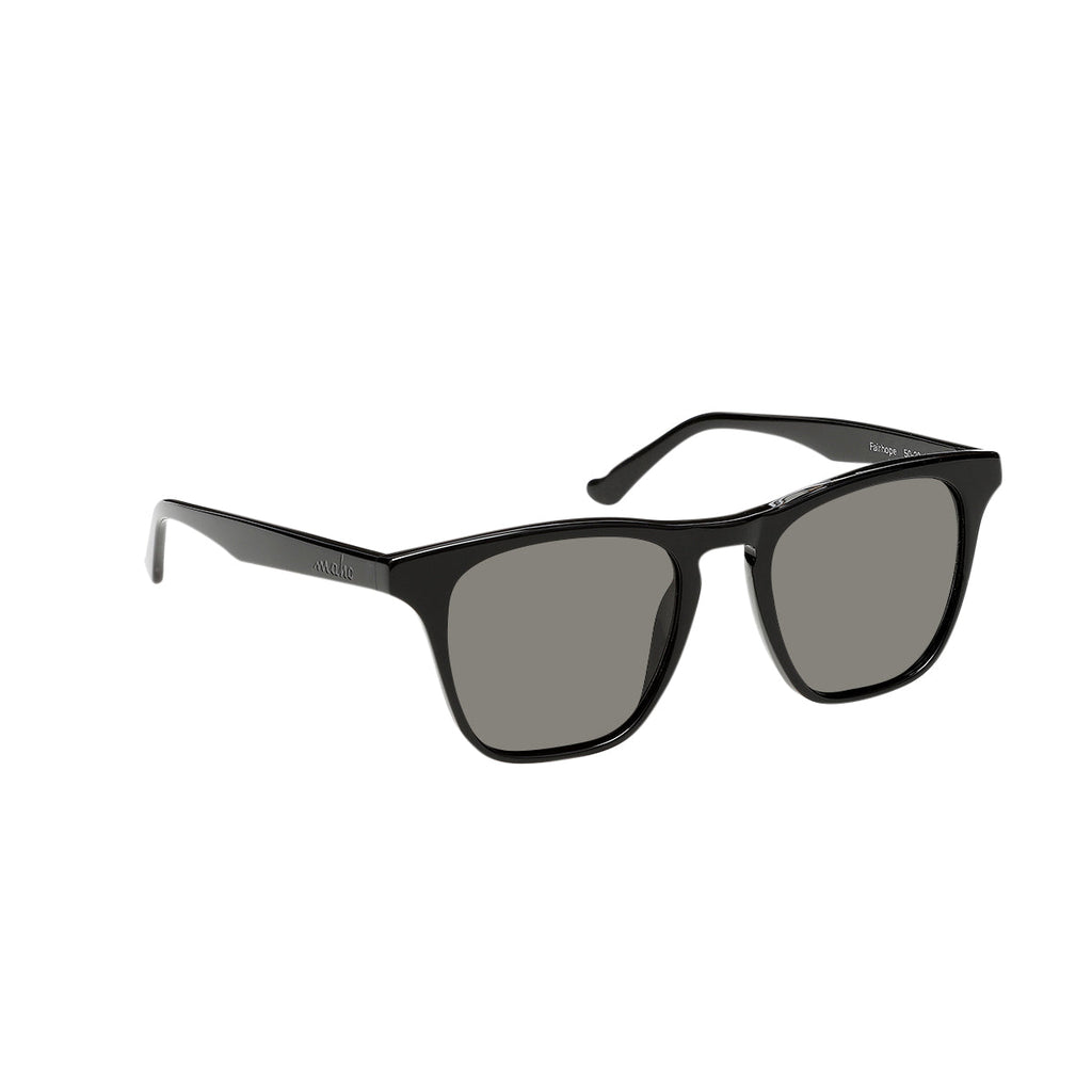 Fairhope Charcoal Wayfarer-Inspired Sunglasses