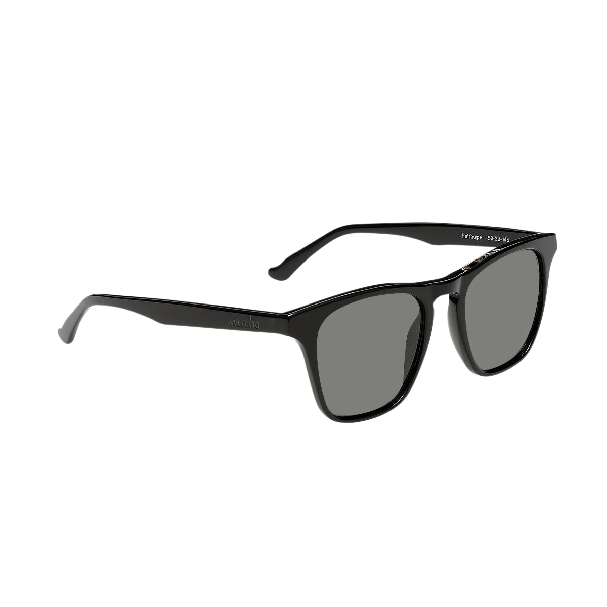 Fairhope Charcoal Wayfarer-Inspired Sunglasses