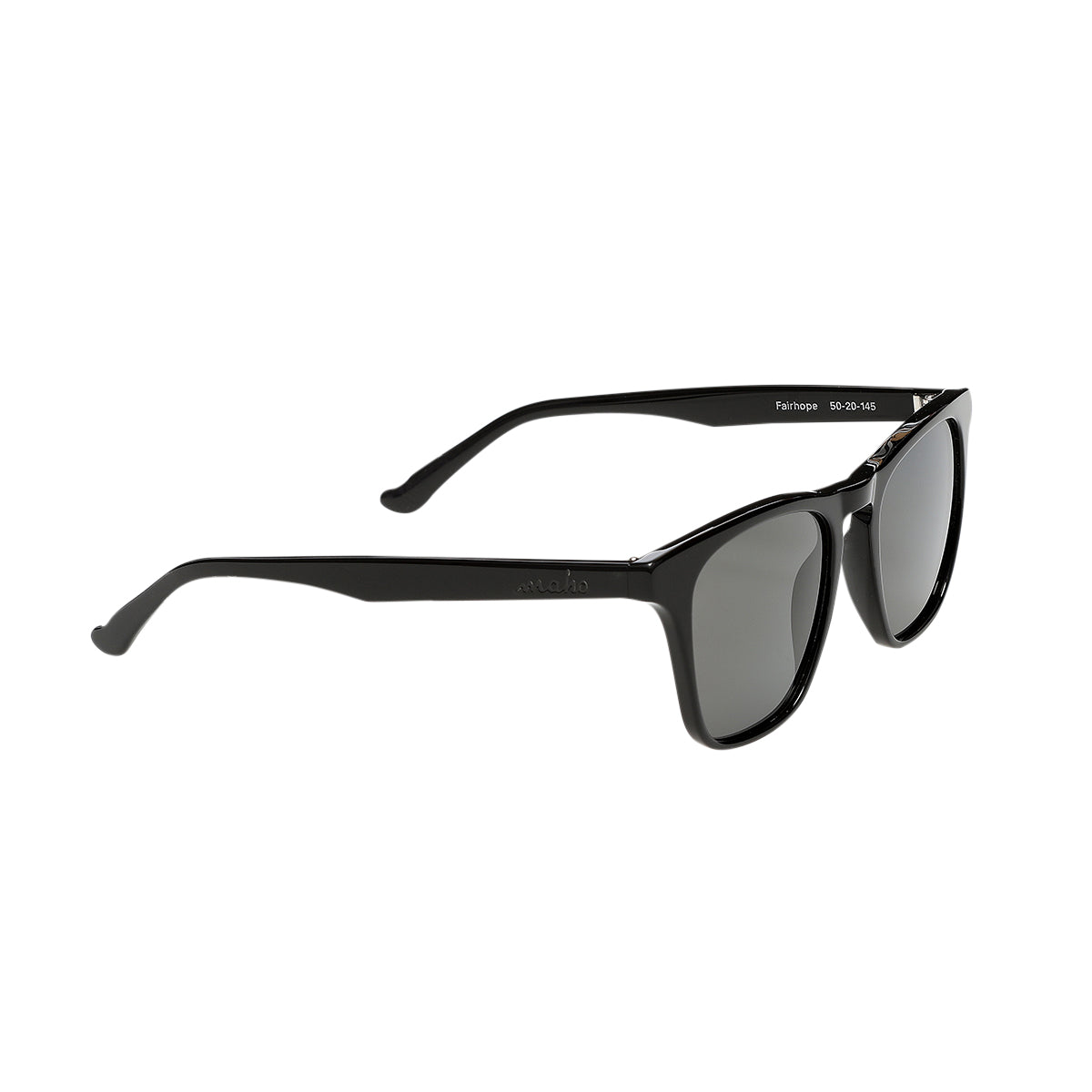 Fairhope Charcoal Wayfarer-Inspired Sunglasses