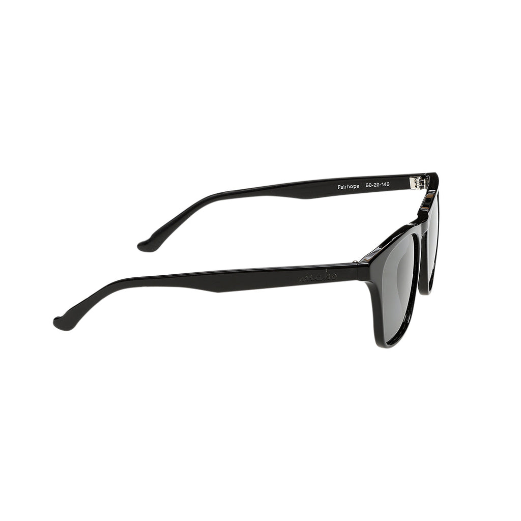 Fairhope Charcoal Wayfarer-Inspired Sunglasses