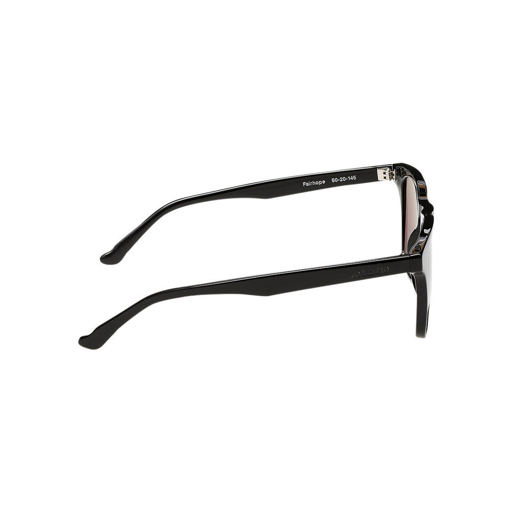Fairhope Charcoal Wayfarer-Inspired Sunglasses