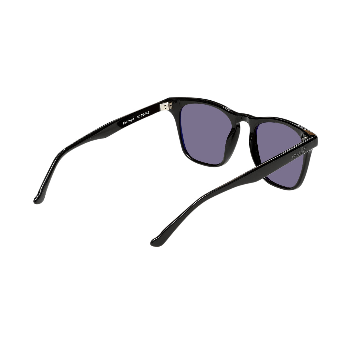 Fairhope Charcoal Wayfarer-Inspired Sunglasses