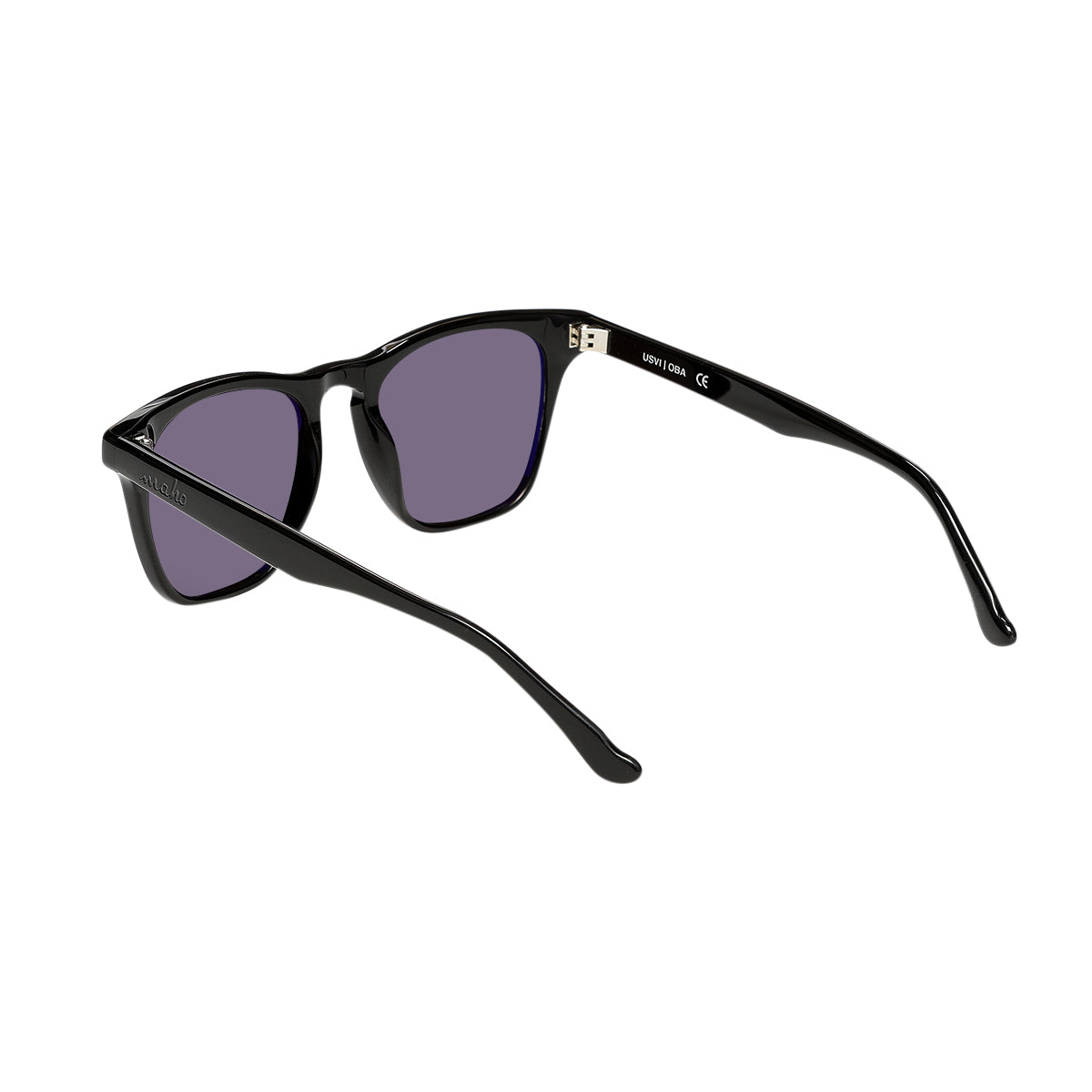 Fairhope Charcoal Wayfarer-Inspired Sunglasses