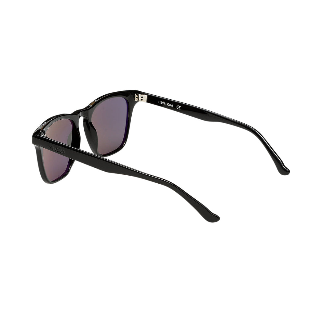 Fairhope Charcoal Wayfarer-Inspired Sunglasses