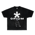 Opium Angel Streetwear Tee Black Graphic Short Sleeve Shirt