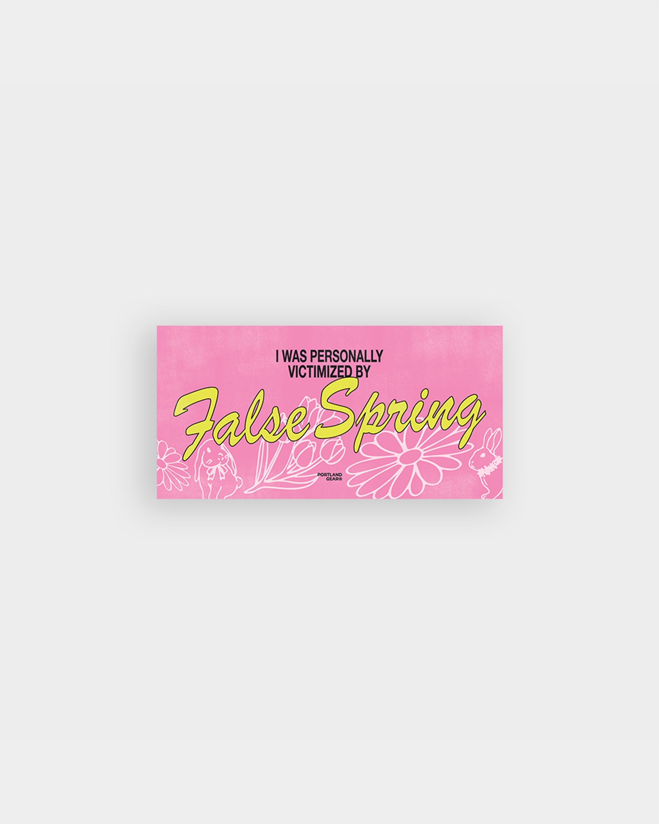 False Spring Sticker