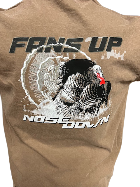 Fans Up Nose Down Turkey Hunting Pocket T-Shirt - Relaxed Fit