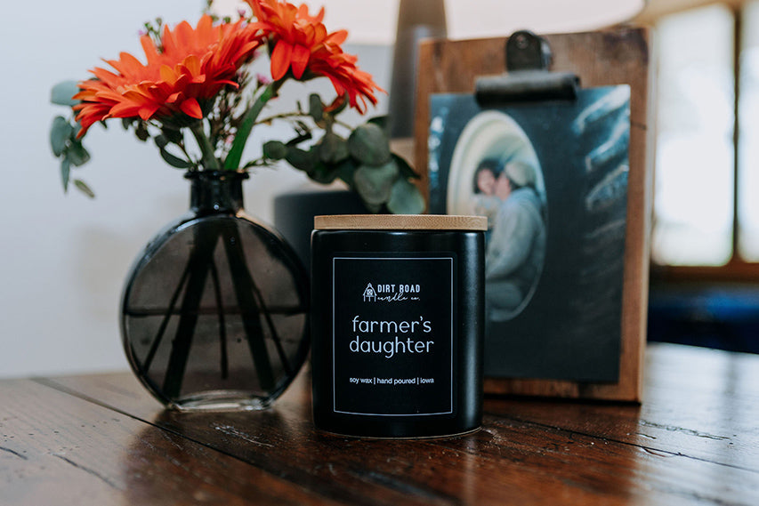 Farmer's Daughter Soy Wax Candle with Citrus and Clove Notes - Image 2