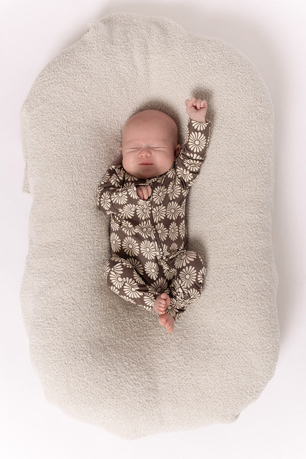 Bamboo Zip Pajamas | Retro Floral